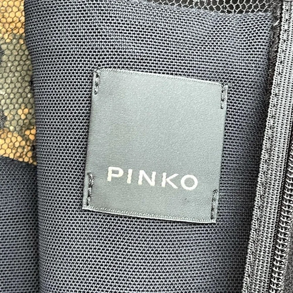 PINKO - ISACCO DRESS ISAAC - BLACK size 6 - Picture 12 of 16